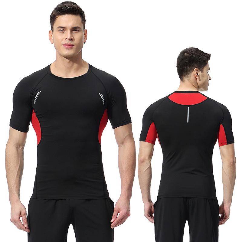 Men's Summer Quick-Dry Elastic T-Shirt for Sports
