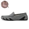 Plus Size Genuine Leather Made Korean Trendy Versatile Casual Shoes Slip-on Lofter Driving Shoes