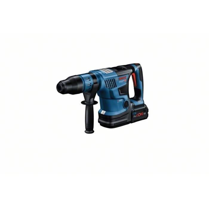 Perforateur SDS-Max Bosch Professional Biturbo 18V-36C GBH + 7J + 2 batteries Procore 5,5Ah + chargeur + Coffret - 0611915003