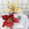 Beautiful Ornament Decoration Poinsettia Christmas Atmosphere