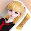 CMD Doll Wig for 13, 16, and 14 Scale Dolls, OB, SD, and BJD, Straight, Short, and Long Hair, DIY Costume Wig (7 Bang Colors)