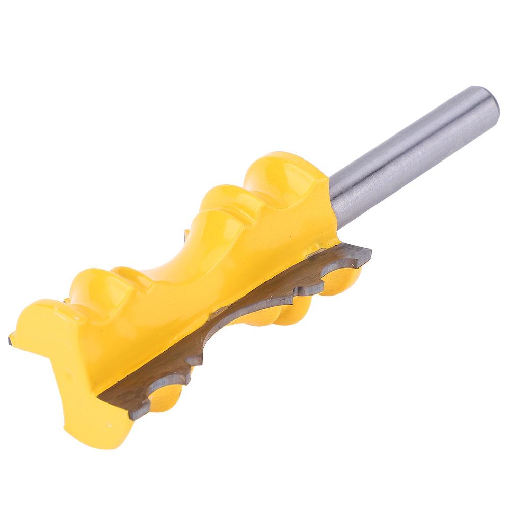 Elaborate Chair Rail Molding Router Bit 8mm Shank Woodworking Milling Cutter