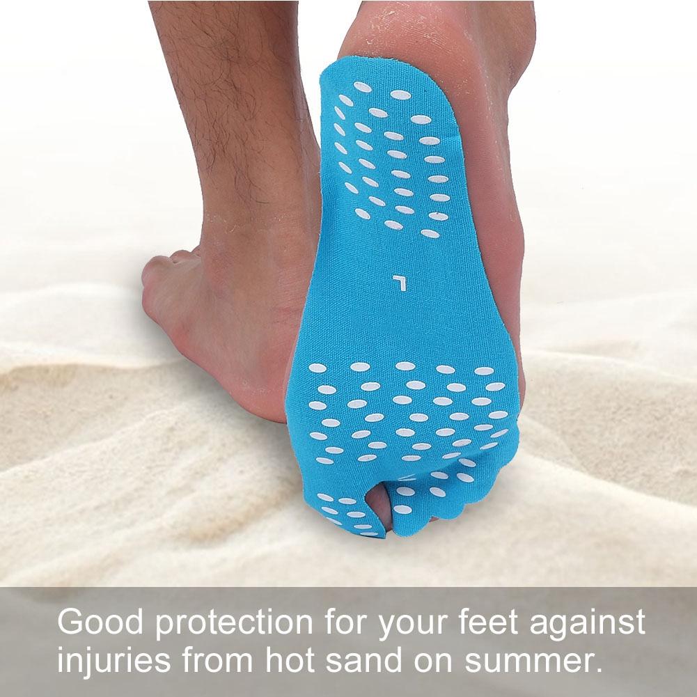 1 Pair Adhesive Anti slip Waterproof Heat Resistant Sticker Feet Pad for Outdoor Beach Summer