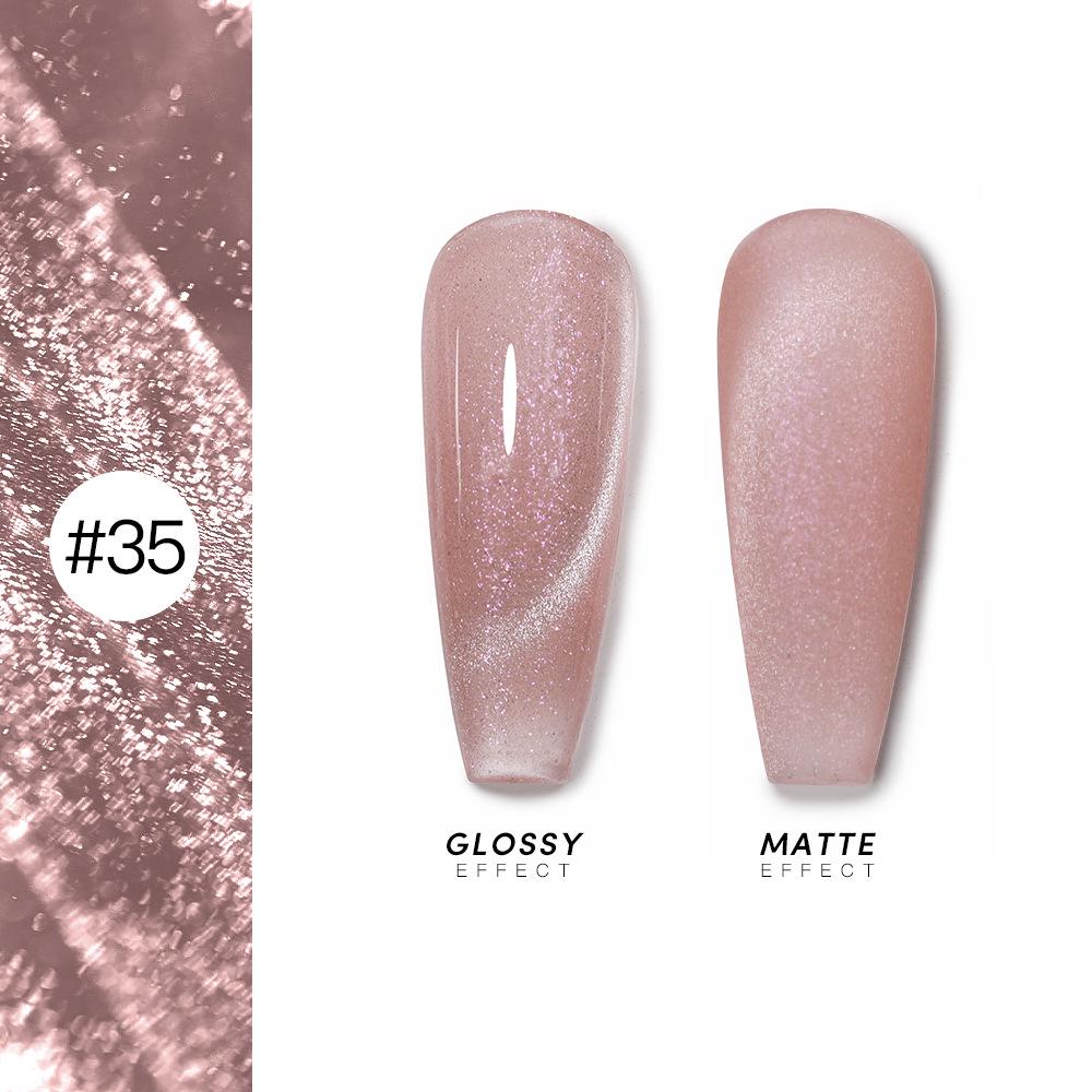 2024 Trendy 36-Color Cat Eye Nail Gel Set - Sparkly UV Gel for Salon Use