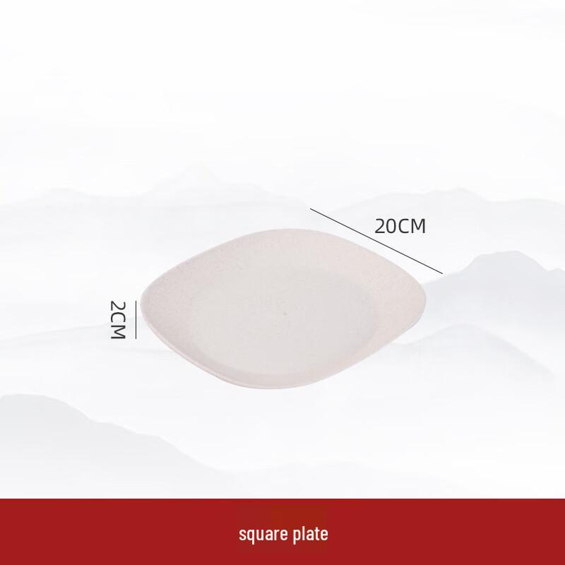 

ZISIZ Disposable Rice Husk Tableware