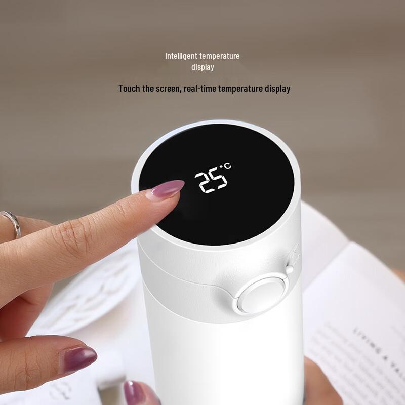 QUANGE 316 Stainless Steel Temperature Display Thermos Mug