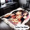 Custom Name Kpop Aesthetic Collage Carpet, Chair Rug,Area Rug for Office Bedroom Living Rooms Bedroom, Doormat Decor Christmas Fan Gifts