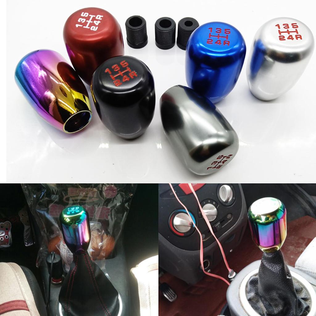QEZA Car Shift Knob Aluminum Shift Knob Aluminum Auto Shift Replacement Parts Accessories 3