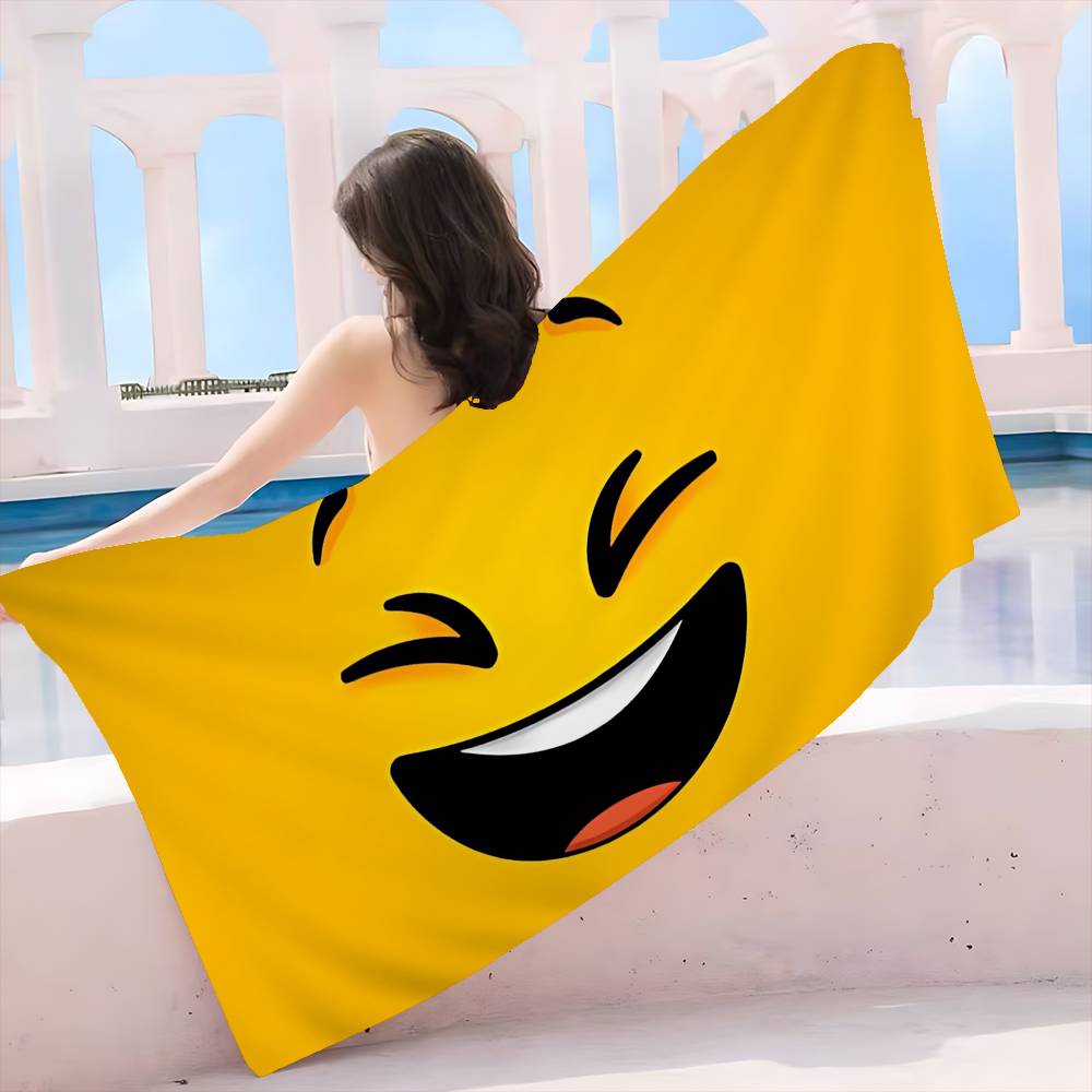 S-Smile Anime Beach Swimming Towel Soft Absorbent Washcloth Children's Gifts for Kids Travel Camping Gym