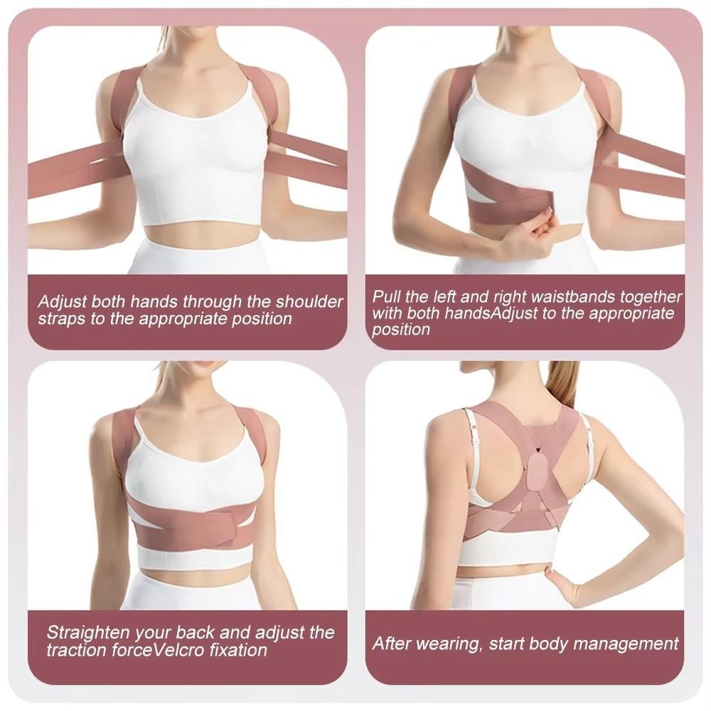 Shoulder Brace Adult Corrective Belt Invisibility Back Brace Clavicle Spine Support  for Women Men