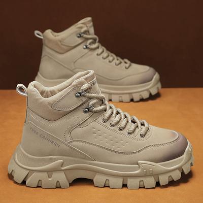 Mode CYYTL Heren Laarzen Enkel Cowboy Gevecht Winter Tactisch Motorleer Chelsea Casual Schoenen Werk Buiten Wandelen Designer Luxe