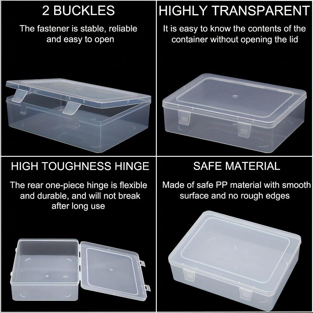 Plastic Beads Storage Box DIY Necklace Storage Container Jewelry Accessories