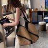 Korean Retro Exquisite Large Bag, High-end Seaside Lazy Style Woven Shoulder Bag, Summer Tourism Vacation Style Beach Bag