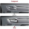 Chrome Inner Door Handle Bowl Frame Trim Decor Cover Bezels for Dodge Ram 2018+