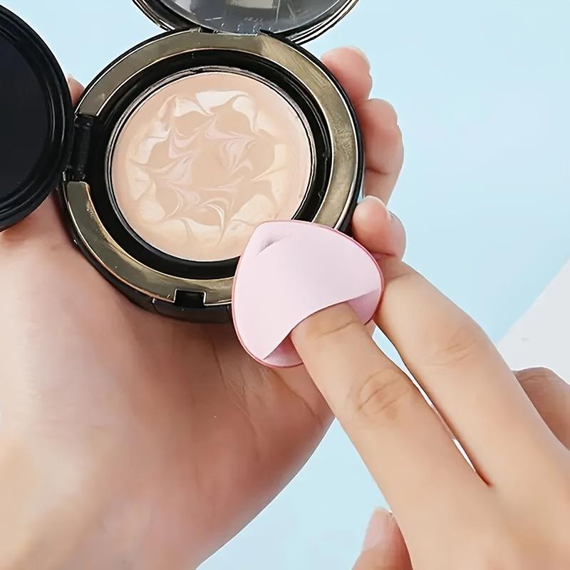 20pcs Finger Air Cushion Sponge Powder Puff Set, Makeup Puff, For Liquid Foundation, Powder Foundation, Concealer.