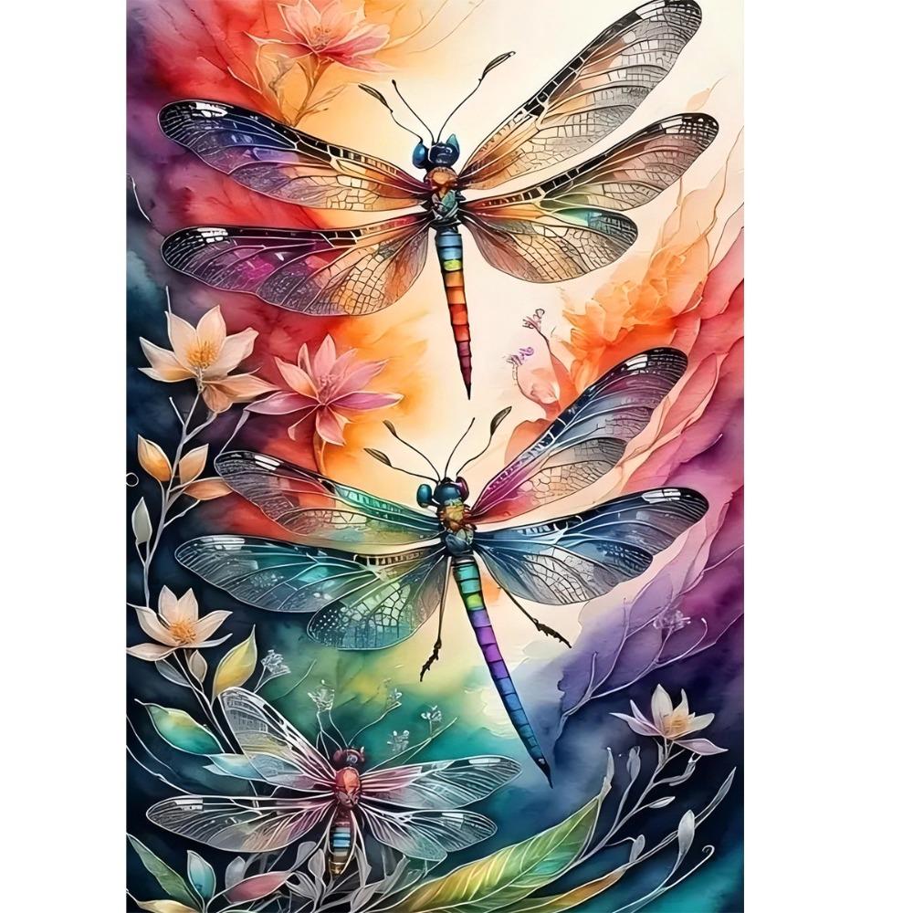 5D Diamond Painting, Peony Flower Sticker Diamond Cross Stitch Decorative Painting