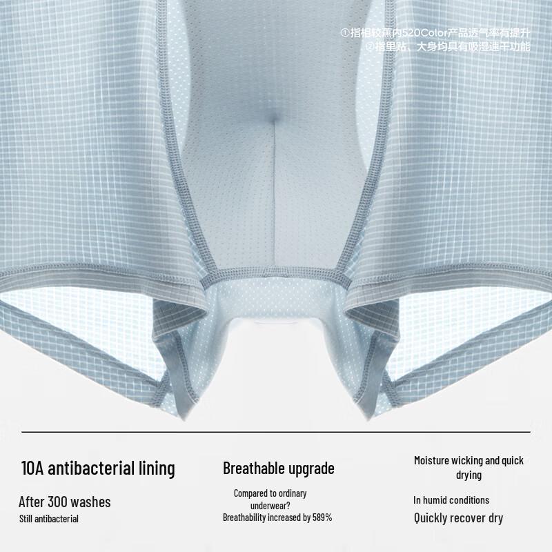 Beineili 501 Cool Men's Modal Boxer Briefs 3-Pack