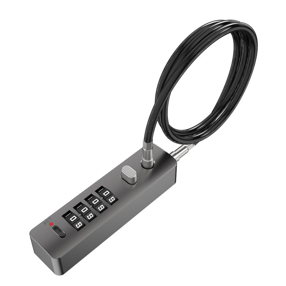 Anti-theft Password Padlock 4 Digit Combination Door Locker Useful Cable Lock  Hardware Accessories