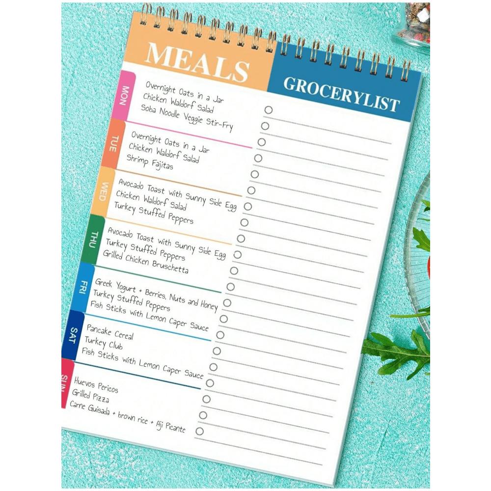 Meal Planner Pad Weekly Meal Planner Notepad For Organized Weekly & Daily Planning