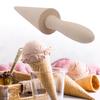 Wood Cone Roller Bakverk Iskrem Cone Mold Bakeverktøy for Home Dessert Shop