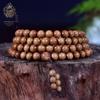 Sandalwood & Agarwood Buddhist Prayer Bracelet with 108 Beads for Men