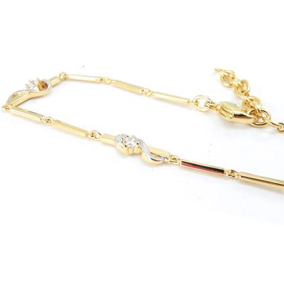 [I3162] - 2-tone 'Câlin' Gold Plated Bracelet