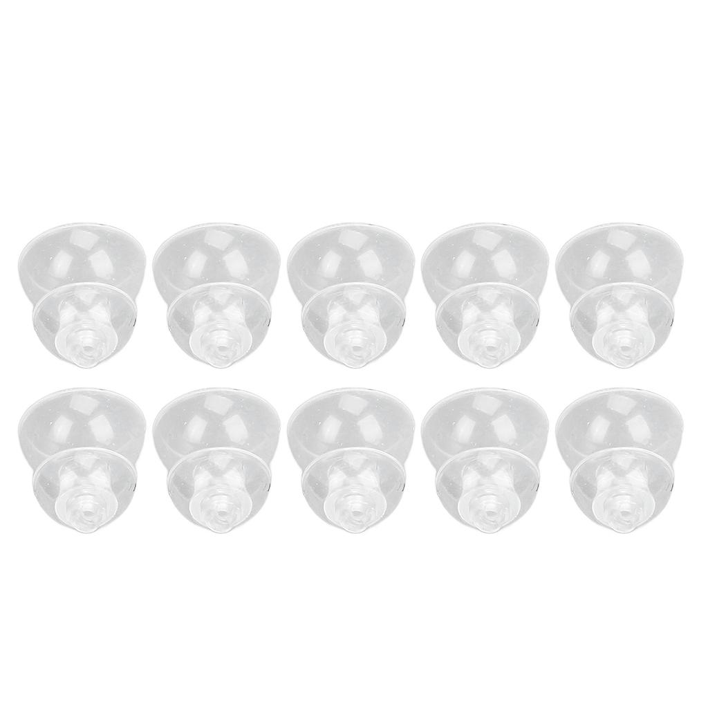 10 Pcs Sound Amplifier Dome Soft Silicone Anti Static Dual Layer Closed Sound Aid Tips