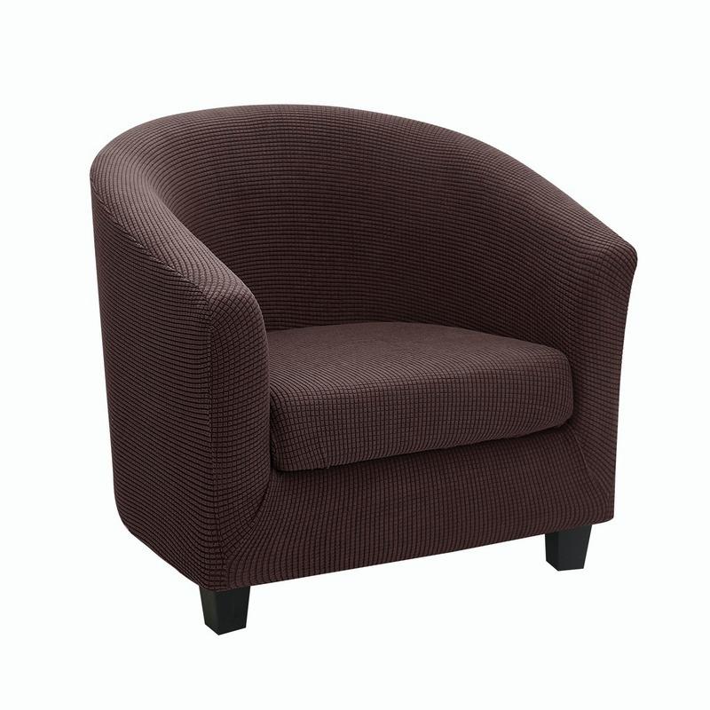 Badekar Stoltrekk Jacquard Elastisk Stoff Lenestol Sofa Sete Slipcover Protector