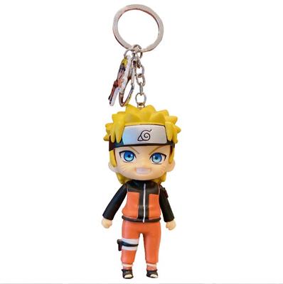 Naruto Naruto Silicone Keychain Cartoon Keychain Anime Key Holder 5cm