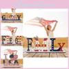 Charming Wooden Letter Display For Independence Day Featuring Usa Freedom Glory Family Peace