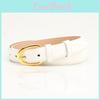 Chic Pu Faux Leather Belt For Ladies With Metal Pin Closure Suitable For Jeans And Shirts