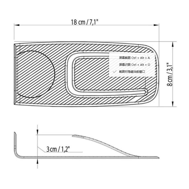 Explosions Multifunctional Invisible Door Stopper, Door Stopper and Simple Door Stopper Can Be Attached At Will