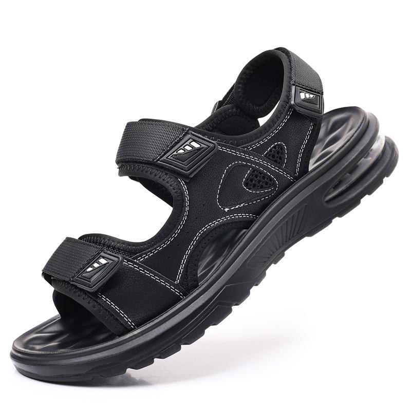 2025 new sandals men's summer trendy men's breathable Baita sports driving outside wearing beach shoes men's air cushion 9962