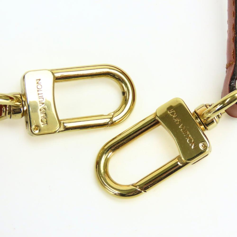 Used LOUIS VUITTON Shoulder Strap Leather Kenya Brown For Epi