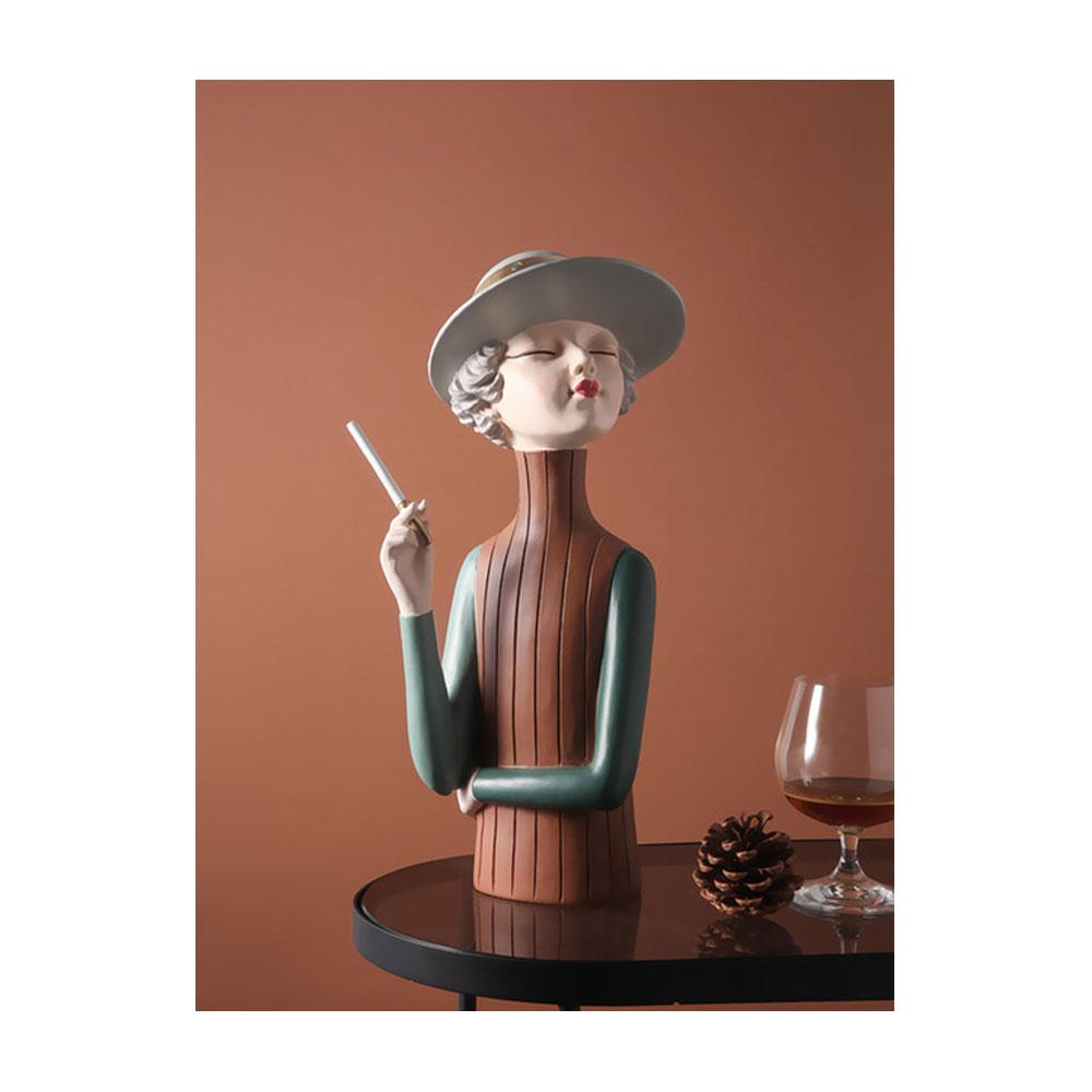 Harz Mädchen Kunst Wohndekor Dekoration Zimmer Figuren Für Innen Schreibtischzubehör Kawaii Statue Skulpturen Nordisch Wohnen