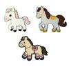 New Year Horse Cartoon Embroidery Patch for Jacket or Hoodie - Kuromi Little Horse Decorative Clothing Accessory