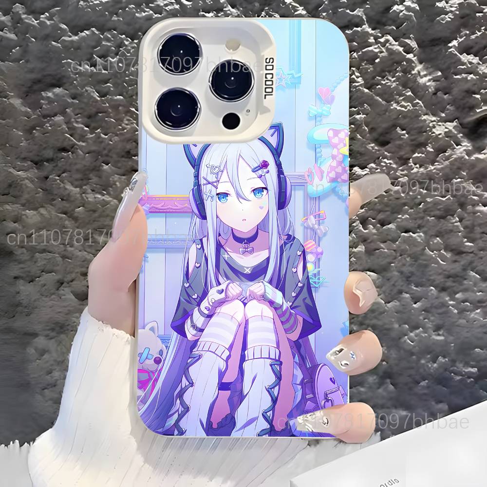P-Project Sekai YOISAKI KANADE Phone Case For iPhone 17,16,15,14,13,12,X,8,Pro,Max,Plus,SE4,Air,Mini White Matte IMD