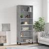 VidaXL Buffet Concrete Grey 69.5x32.5x180 Cm Engineered Wood 3189601