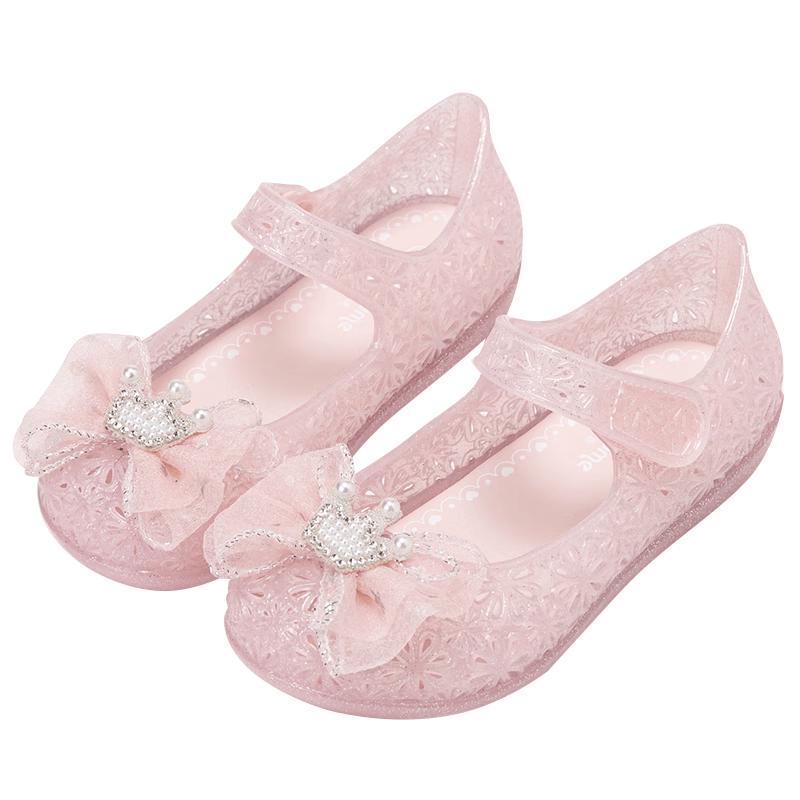 Fu Luomi Girls  Princess Jelly Sandals 24