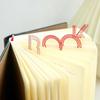 26pcs Colorful Binder Clips Alphabet Paper Clips Bookmark Hollow Photo Tickets Holder DIY Metal Paper Clamps Student