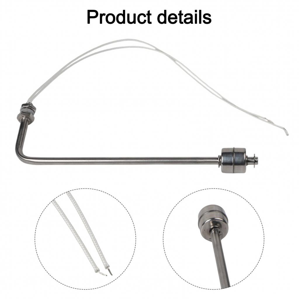 Stainless Steel L Shape Float Switch for Water Level Sensing 75 to 250mm