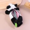 Cartoon Panda Plush Pencil Case Cute Animal Cosmetic Bag Stationery Storage Bag Pencil Pouch School Supplies