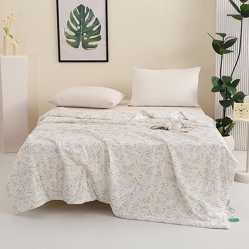 Shengfuni Sophie Garden Mint Cool-Touch Summer Comforter
