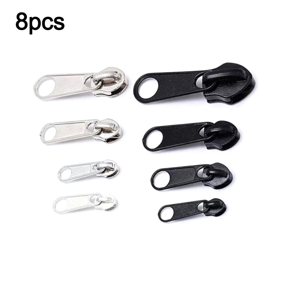 New 4 Sizes Zipper Head Repair Universal Zipper Puller Head Handmade Bag Zippers for DIY Sew