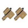 2PCS Mountain Bike Disc Brake Pads Copper Alloy Low Noise Wear Resistant Replacement MJ-01B