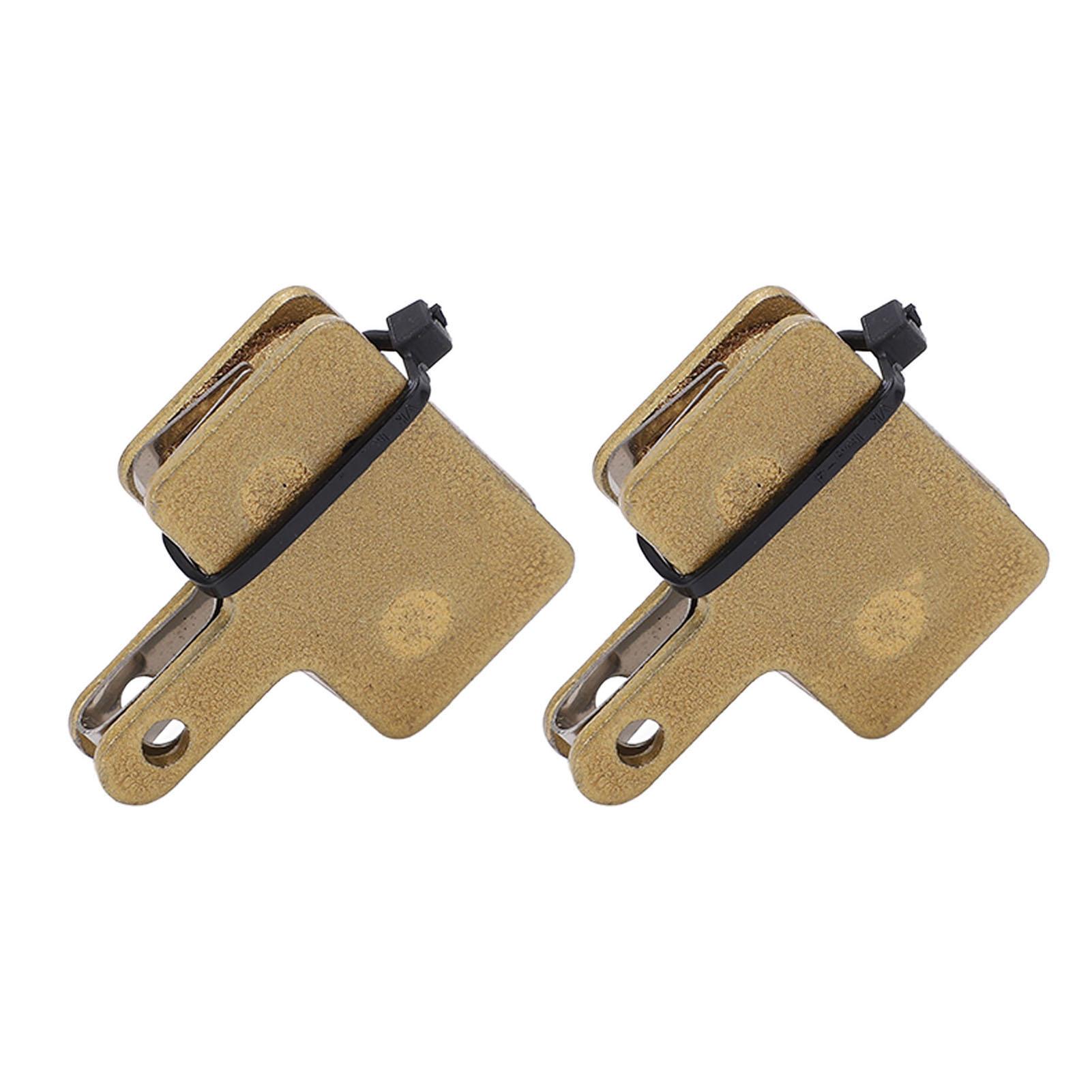 

2PCS Mountain Bike Disc Brake Pads Copper Alloy Low Noise Wear Resistant Replacement MJ 01B