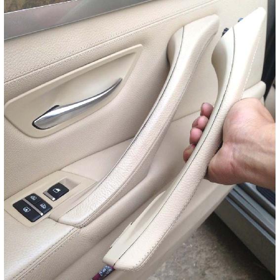 Manija Interior de puerta de pasajero, conjunto de manija de cuero de repuesto para BMW 5 Series F10 F11 F18 520i 523i 525i 528i