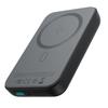 Mini Power Bank 10000mah Magnetic with Charger Qc Pd Usb Usb-c Black