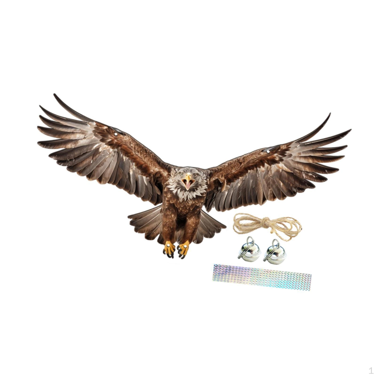 

Eagle Hanging Ornament 2D Flat Sign Creative Gift Unique Attractive Decoration Garden Style C