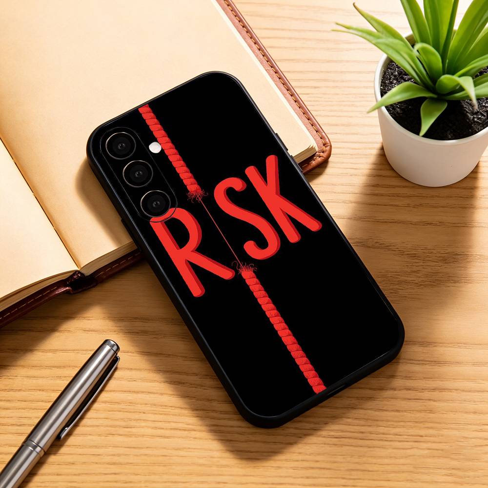 Day Trader Trading RISK RICH Phone Case For Samsung Galaxy A73,A72,A71,A70,A53,A52,A51,Others Soft Black Cover